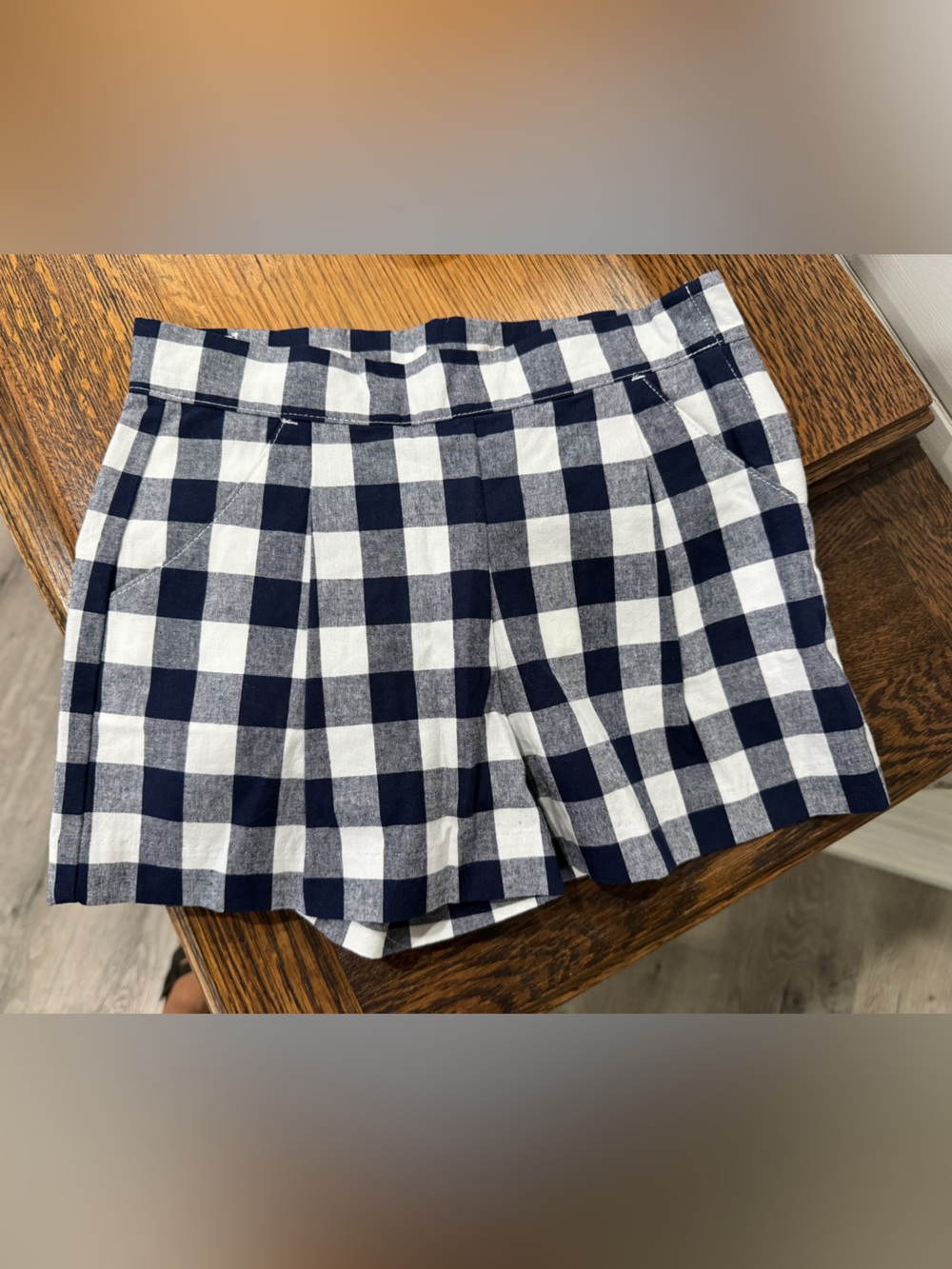 Janie & Jack girls Plaid Shorts